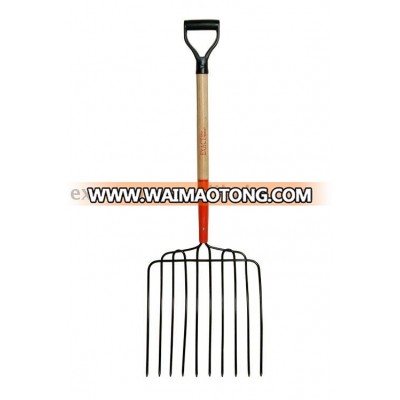 10 tine tooth stable Steel manure fork