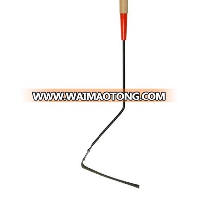 grass weeder with wood handle