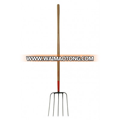 BARN FORK WITH LONG WOODED HANDLE IN HOME AND GARDEN